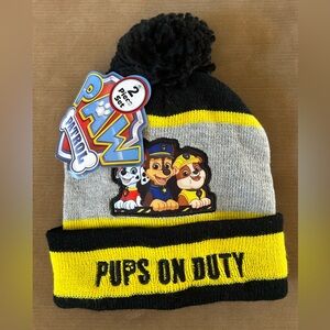 NWT Paw Patrol Hat and Mitten Set